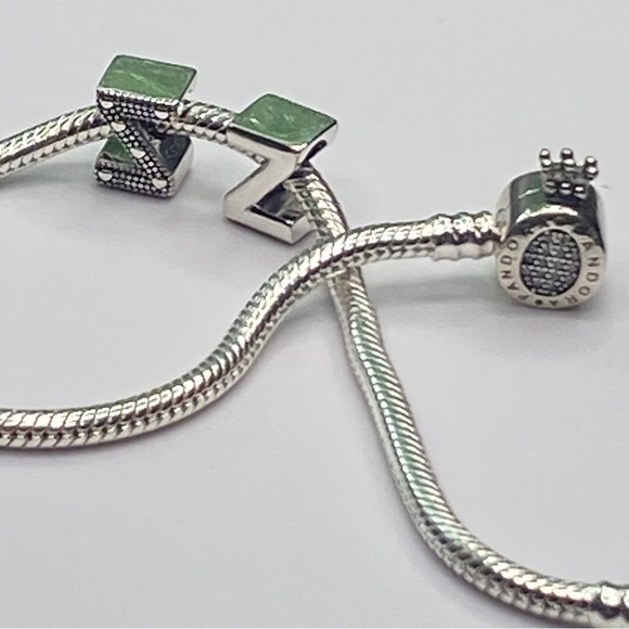 Sterling Silver Letter Z Charm - Picture 6 of 8